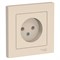 Systeme Electric AtlasDesign бежевый розетка без заземления, 16А, в сборе ATN000240 - фото 70828