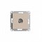 Systeme Electric AtlasDesign песочный розетка TV проходная 4DB, механизм ATN001292 - фото 70892