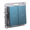 Systeme Electric AtlasDesign изумруд выключатель 2-клавишный жалюзи, 10А, механизм ATN000819 - фото 71032