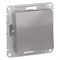 Systeme Electric AtlasDesign Aqua алюминий переключатель 1-клавишный IP44, сх.6, 10АХ, механизм ATN440361 - фото 71367