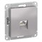 Systeme Electric AtlasDesign алюминий розетка компьютерная RJ45, кат. 6A, механизм ATN000386 - фото 71378