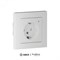 ATLASDESIGN SMART РОЗЕТКА с заземл., со шт., Zigbee, L+N, 16А, мех., БЕЛЫЙ ATN000145Z pe987128 - фото 71527