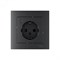 ATLASDESIGN SMART РОЗЕТКА с заземл., со шт., Zigbee, L+N, 16А, мех., КАРБОН ATN001045Z pe987126 - фото 71528