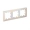 Systeme Electric AtlasDesign Air Жемчуг/дымчатый белый Рамка 3-ая ATN220403 - фото 71566