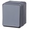 Systeme Electric AtlasDesign Profi54 Наруж Антрацит Выключатель кнопочный 1-клавишный 10 АХ ATN544015 - фото 71612