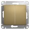 Выключатель 2-кл. СП Glossa 10А IP20 (сх. 5) 10AX механизм титан SE GSL000451 pe554369 - фото 72233