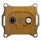 Glossa дерево дуб розетка TV-SAT оконечная 1DB GSL000597 - фото 72283