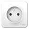 Blanca наружняя белый розетка без заземления без шторок 16А, 250В, изолированная пластина BLNRA000111 - фото 72511