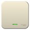 Blanca наружняя молочная выключатель 1-клавишный с подсветкой, 6А, 250В BLNVA061102 - фото 72650