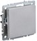 IEK Brite Base алюминий выключатель 1 - клавишный перекрёстный 10А BR-V13-0-10-K47 - фото 73389