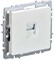 IEK Brite Base жемчуг розетка компьютерная RJ45 кат.5E BR-K10-1-K36 - фото 73598