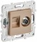 IEK SKANDY Песочный Розетка двойная TV+RJ45 кат.5E SK-A14Sa SK-AK20-1-K98 - фото 74165