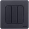 Legrand INSPIRIA Антрацит Выключатель 3-кл, винтовые клеммы, 10 AX , 250 В 673543 - фото 74644