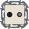 Legrand Inspiria слоновая кость розетка TV/SAT звезда 673881 - фото 74736