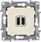Legrand ETIKA слоновая кость зарядка USB C-C 672335 - фото 75080