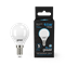 Gauss Лампа Шар 9.5W 950lm 6500K E14 LED 1/10/50 105101310 - фото 89635
