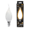 Gauss Лампа Filament Свеча на ветру 9W 590lm 3000К Е14 milky LED 104201109 - фото 89663