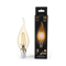 Gauss Лампа Filament Свеча на ветру 5W 400lm 2700К Е14 golden LED 104801005 - фото 89706
