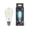 Gauss Лампа Filament ST64 10W 970lm 4100К Е27 LED 1/10/40 157802210 - фото 89911