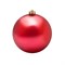 Елочная фигура "Шар" 20 см, цвет красный матовый 502-252 - фото 91475