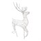 Фигура объемная Олень 115x195 см, 528 LED, IP65, цвет свечения теплый белый NEON-NIGHT 501-236 - фото 91521