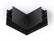 Ambrella Коннектор угловой для накладного шинопровода Magnetic GL3372 BK черный 85*85*H53.7 GL3372 - фото 92427