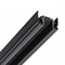 Novotech 135201 SHINO NT23 черный Низковольтный шинопровод для монтажа в натяжной потолок 2м IP20 48V SMAL 135201 - фото 92545